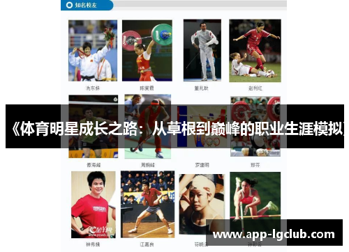 《体育明星成长之路:从草根到巅峰的职业生涯模拟》 《体育明星成长之路:从草根到巅峰的职业生涯模拟》