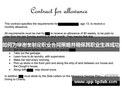 如何为穆谢奎制定职业合同策略并确保其职业生涯成功